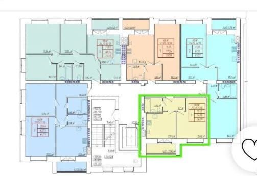 Продажа 1-комнатной новостройки, Кострома, Магистральная ул,  47