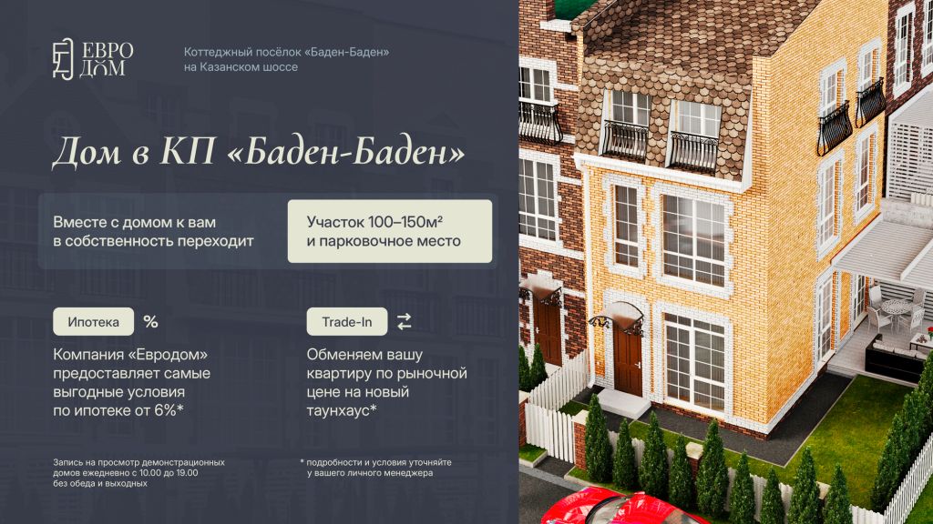 Продажа дома, 137м <sup>2</sup>, 1 сот., Афонино, Европейская ул,  14/1