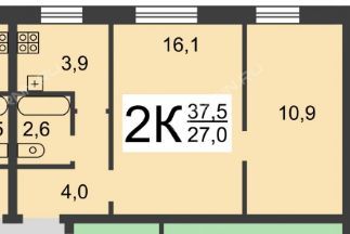Продажа 2-комнатной квартиры, Нижний Новгород, Московское шоссе,  330