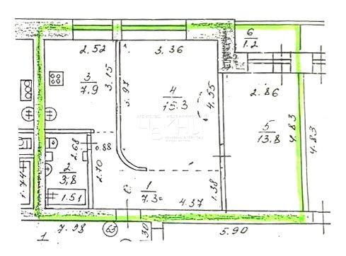 Продажа 2-комнатной квартиры, Нижний Новгород, Кулибина ул,  15/2