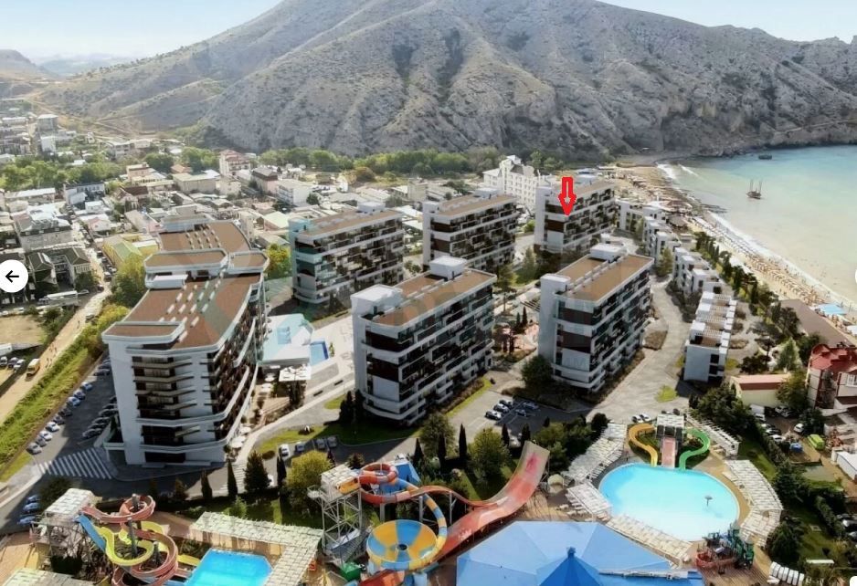 Продажа 2-комнатной квартиры, Судак, Набережная Улица,  75 к 5