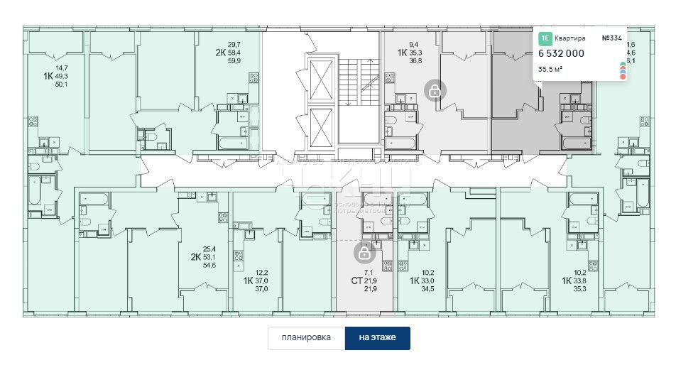 Продажа 1-комнатной новостройки, Анкудиновка, примерно в 0, 3 км на северо-восток от д.Анкудиновка