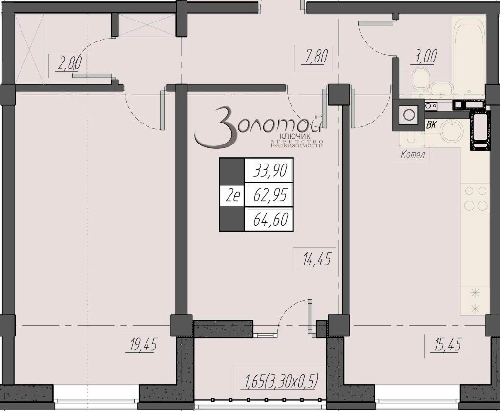 Продажа 2-комнатной квартиры, Пятигорск, Егоршина ул,  6