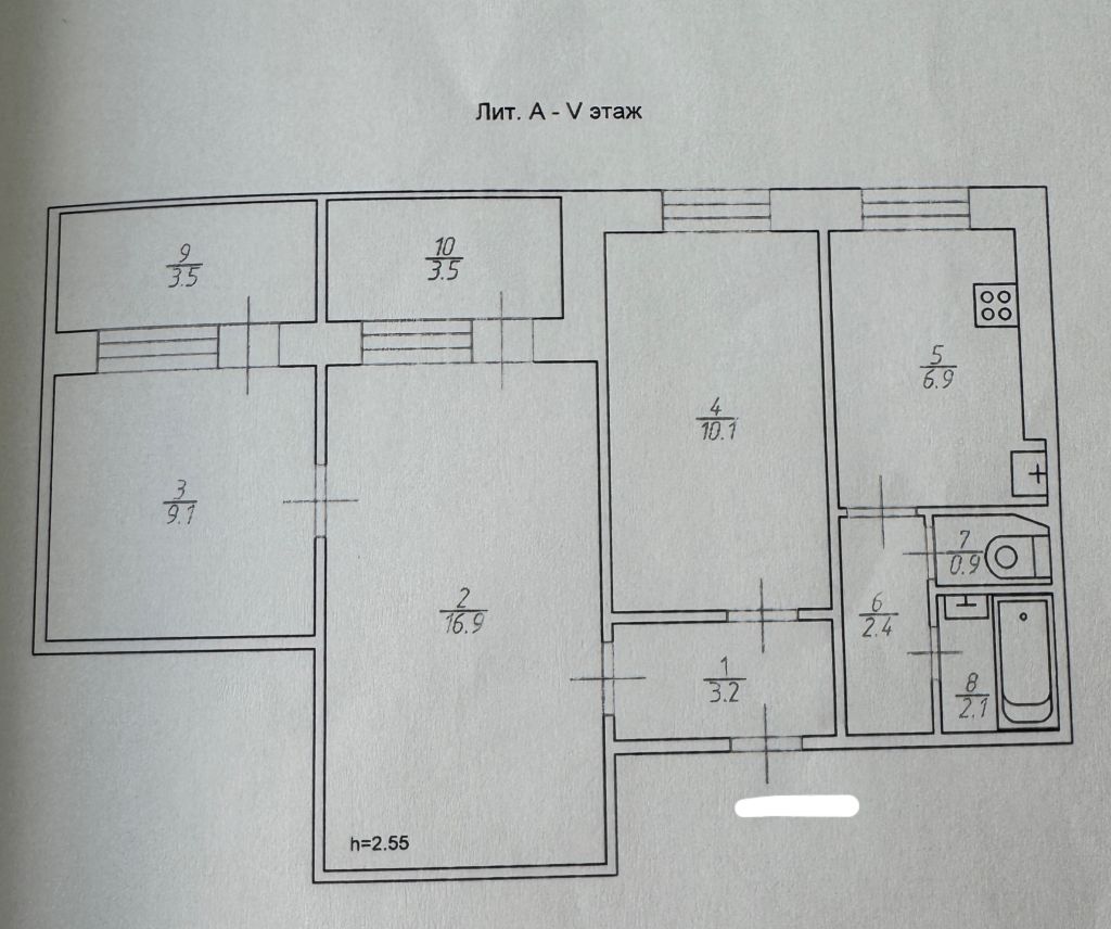 Продажа 3-комнатной квартиры, Саратов, Тульская ул,  53/26