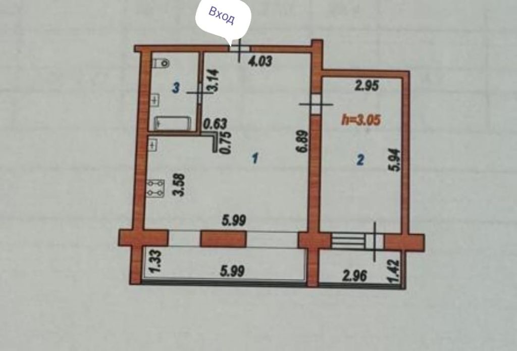 Продажа 2-комнатной квартиры, Иваново, Велижская ул,  1