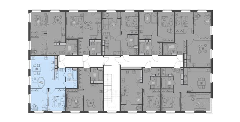 Продажа 2-комнатной новостройки, Культура