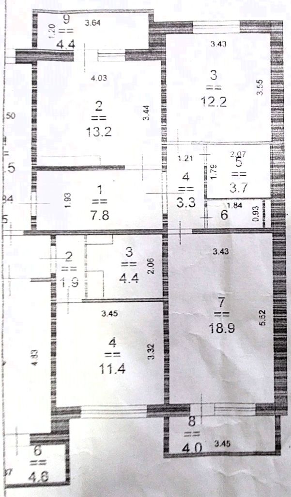 Продажа 2-комнатной квартиры, Кстово, Первостроителей пер,  7