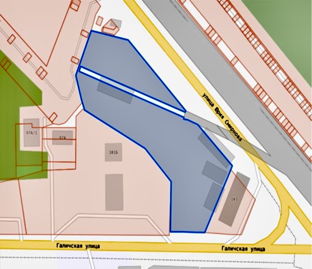 Продажа участка, Кострома, Галичская ул,  101б