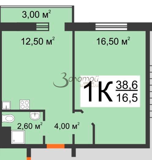 Продажа 1-комнатной квартиры, Нижний Новгород, Кораблестроителей пр-кт,  52