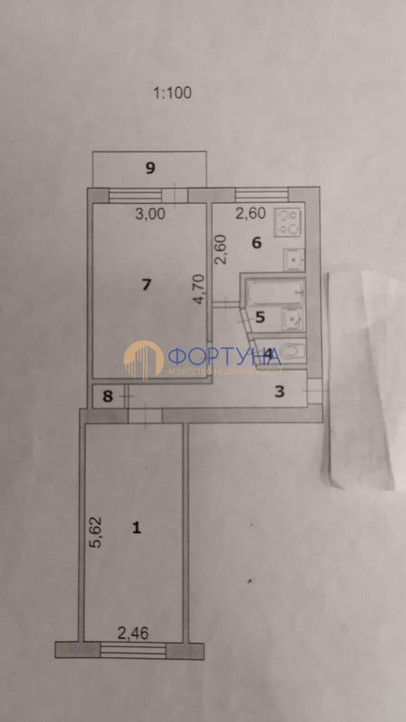 Продажа 2-комнатной квартиры, Белгород, Маяковского ул,  18