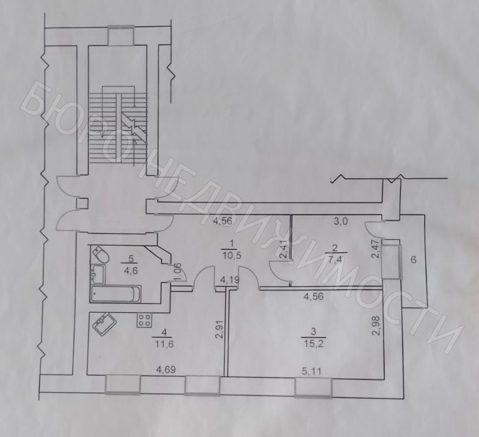 Продажа 2-комнатной квартиры, Балашов, Гагарина ул,  152