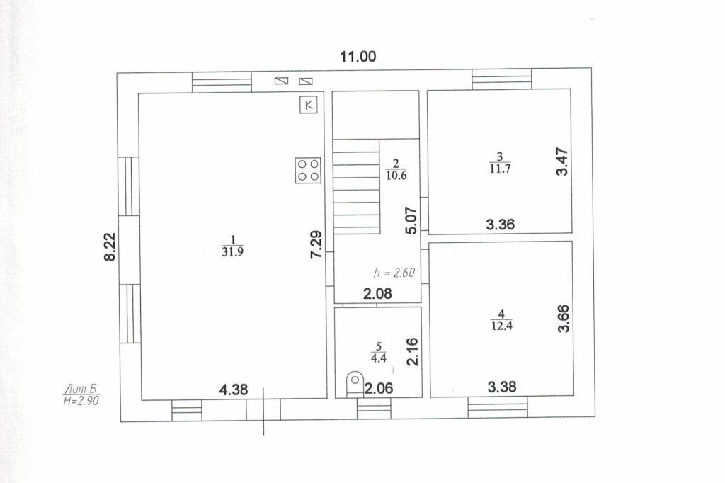 Продажа дома, 105м <sup>2</sup>, 7 сот., Казань, Приволжская ул
