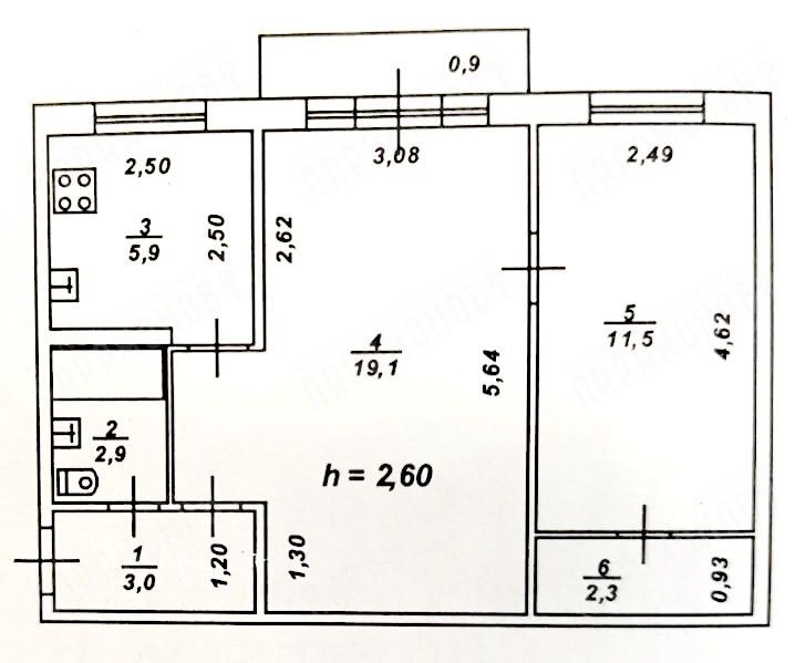 Продажа 2-комнатной квартиры, Тверь, Цанова б-р,  19
