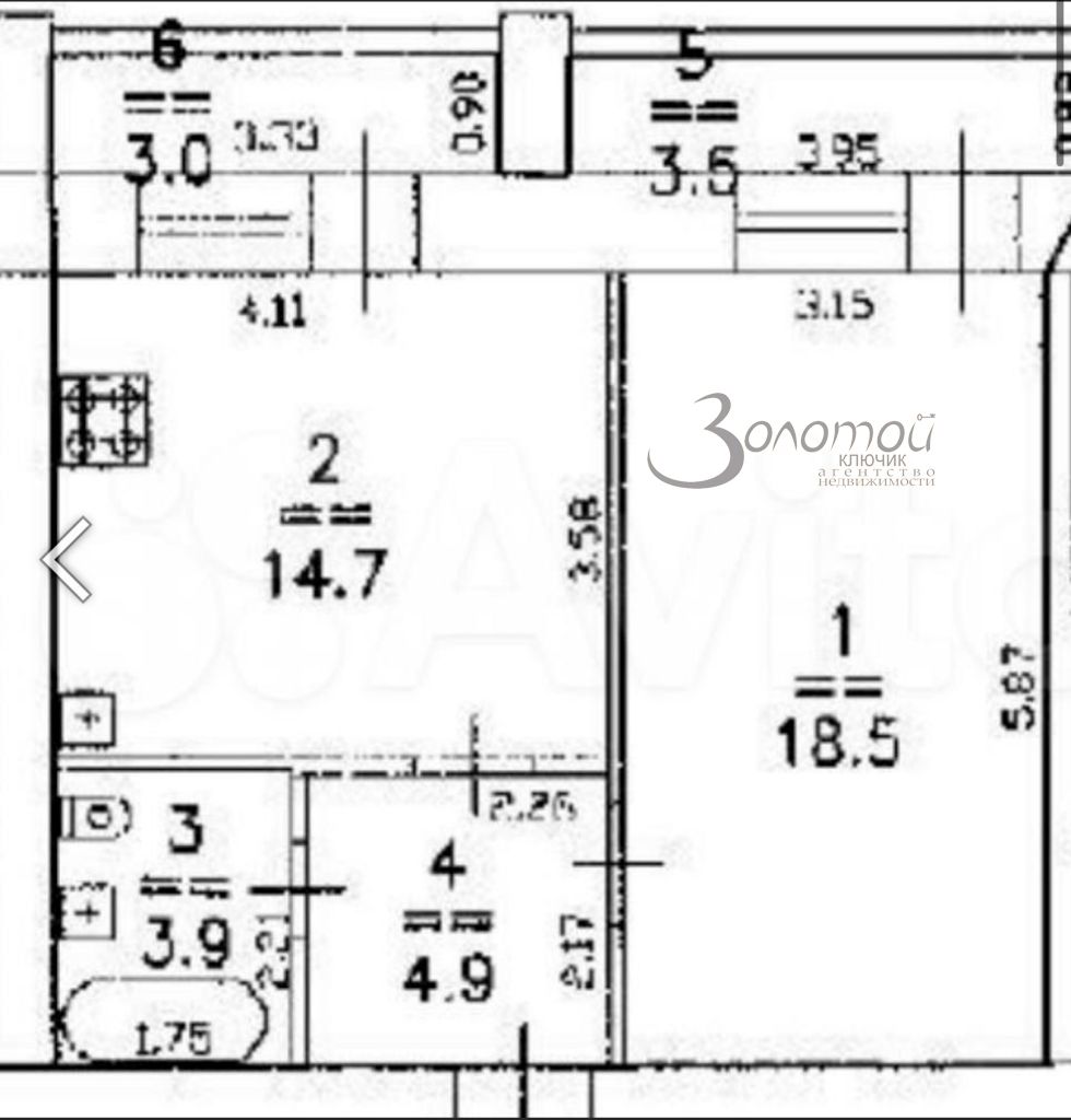 Продажа 1-комнатной квартиры, Нижний Новгород, Народная ул,  22