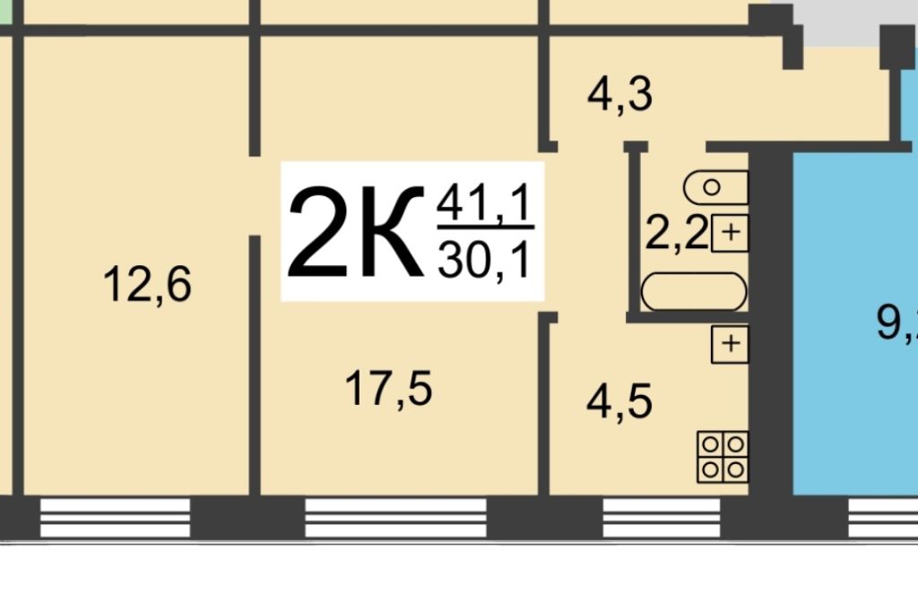 Продажа 2-комнатной квартиры, Нижний Новгород, Станиславского ул,  35