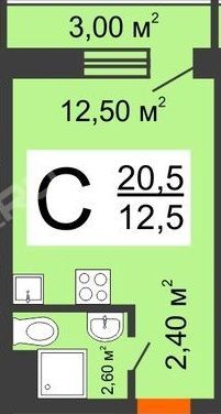 Продажа 1-комнатной квартиры, Нижний Новгород, Бориса Видяева ул,  20