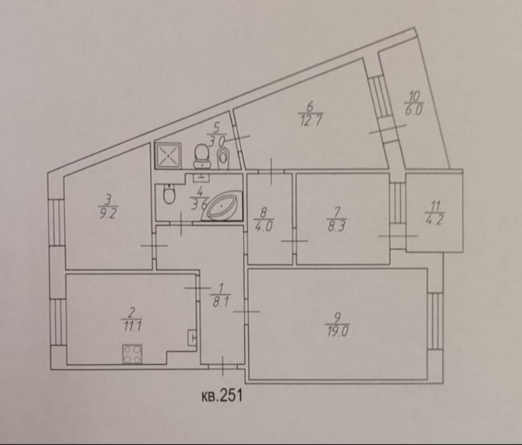 Продажа 4-комнатной квартиры, Саратов, Днепропетровская ул,  2