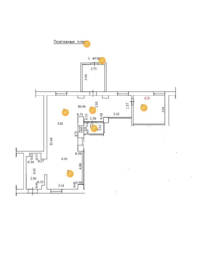 Аренда коммерческой недвижимости, 105м <sup>2</sup>, Пенза, Циолковского ул,  27