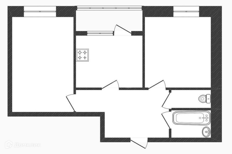 Продажа 2-комнатной квартиры, Кострома, Маршала Василевского бульвар,  11к2