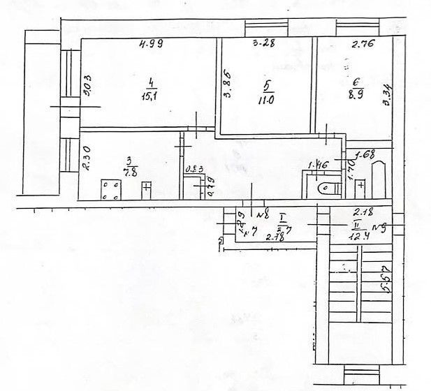 Продажа 3-комнатной квартиры, Кстово, Береговая ул,  9