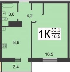 Продажа 1-комнатной квартиры, Нижний Новгород, Мончегорская ул,  12к3