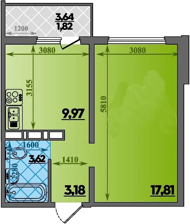 Продажа 1-комнатной квартиры, Ростов-на-Дону, Петренко ул,  16