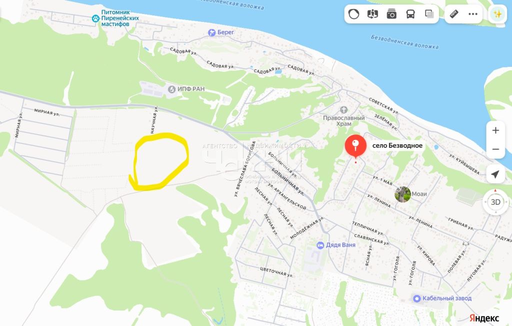 Продажа участка, Безводное