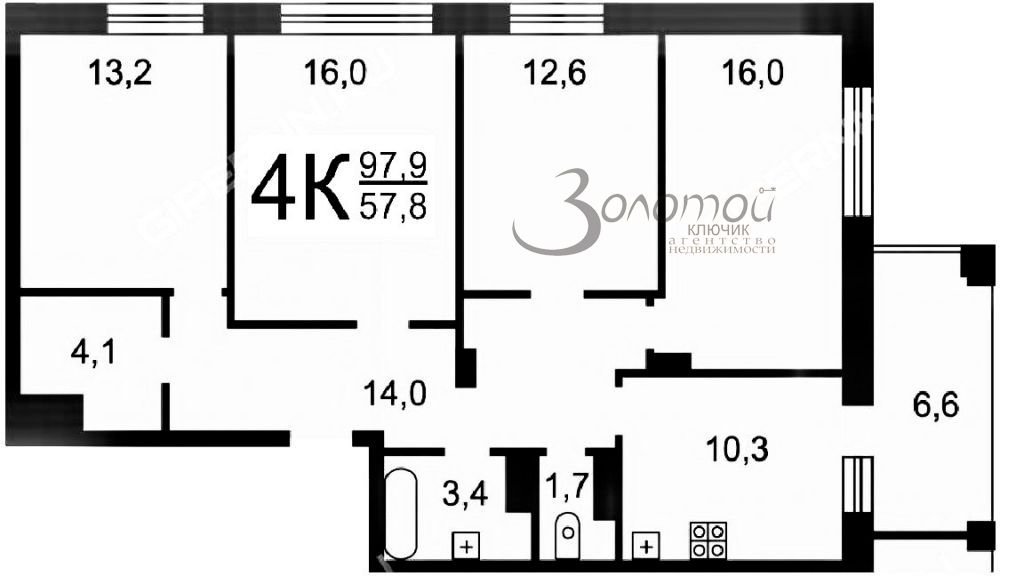 Продажа 4-комнатной квартиры, Нижний Новгород, Академика Сахарова ул,  101