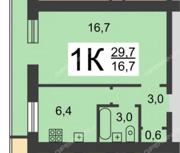 Продажа 1-комнатной квартиры, Нижний Новгород, Мончегорская ул,  2А