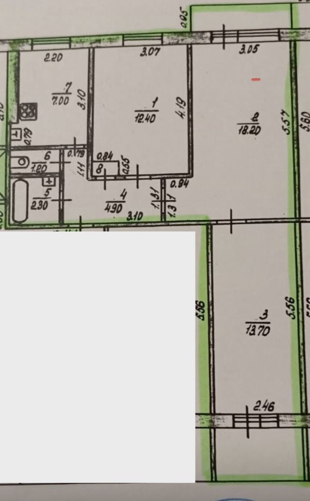 Продажа 3-комнатной квартиры, Нижний Новгород, Ковалихинская ул,  72