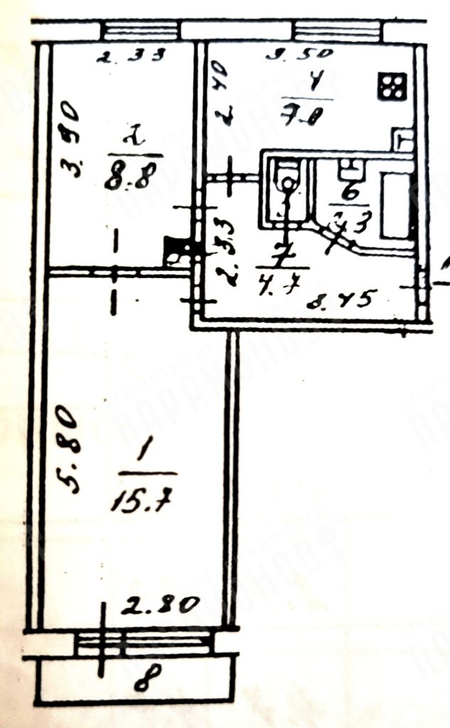 Продажа 2-комнатной квартиры, Заволжский,  15
