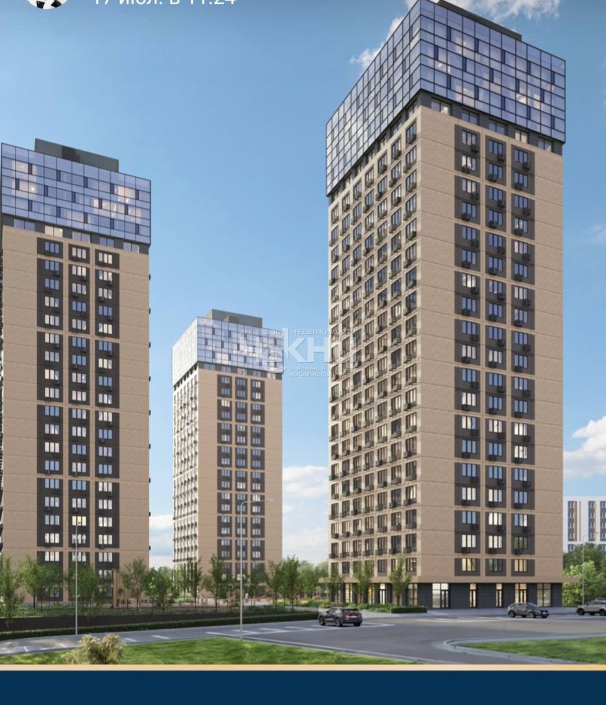 Продажа 1-комнатной новостройки, Нижний Новгород, Казанское шоссе