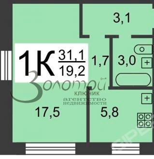 Продажа 1-комнатной квартиры, Нижний Новгород, Героя Советского Союза Прыгунова ул,  9