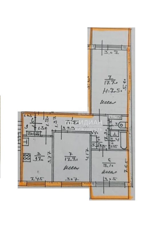 Продажа 3-комнатной квартиры, Нижний Новгород, Советской Армии ул,  10А