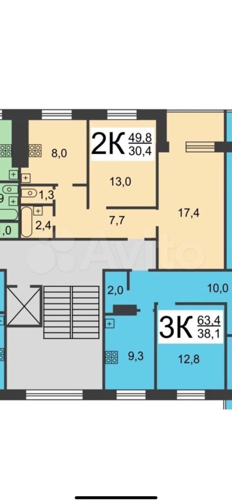 Продажа 2-комнатной квартиры, Нижний Новгород, 40 лет Победы ул,  2