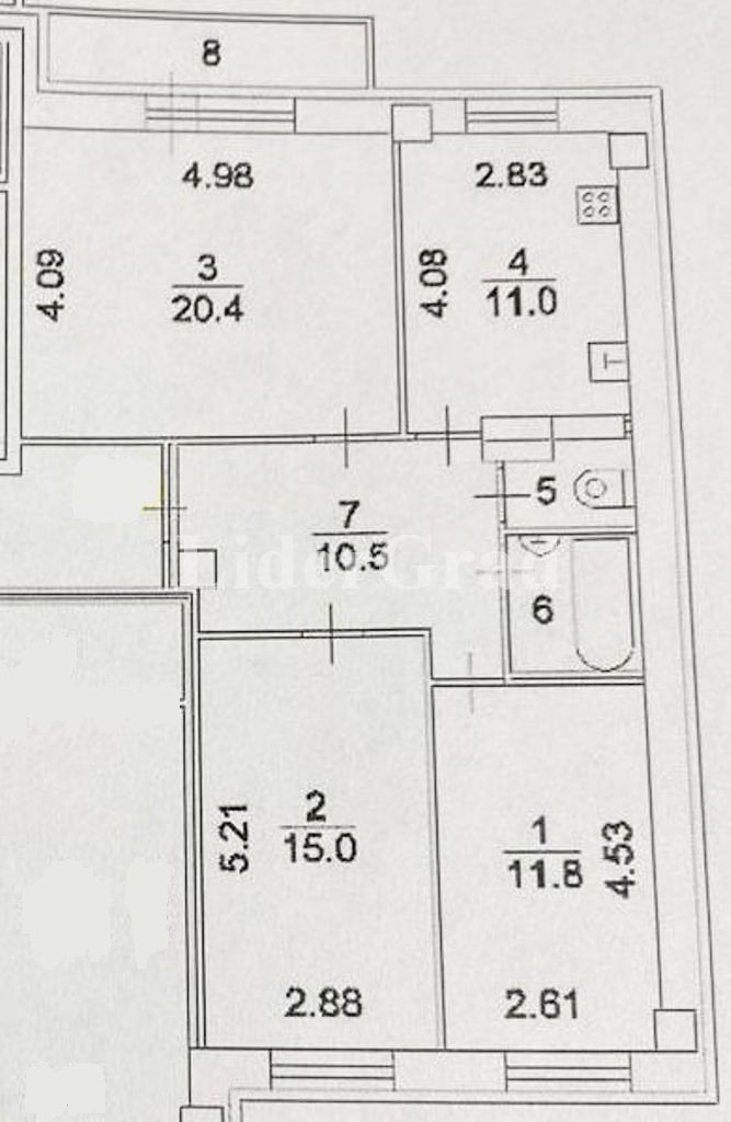 Продажа 3-комнатной квартиры, Ярославль, Ярославская ул,  153 к2