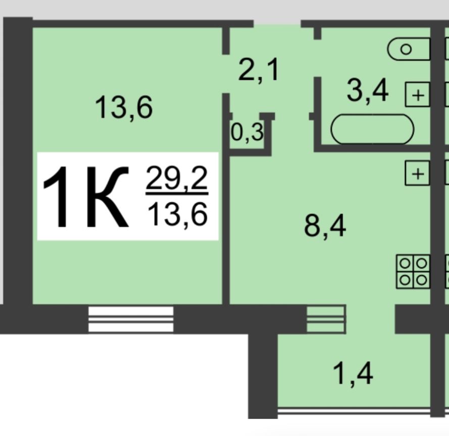 Продажа 1-комнатной квартиры, Нижний Новгород, Чаадаева ул,  2