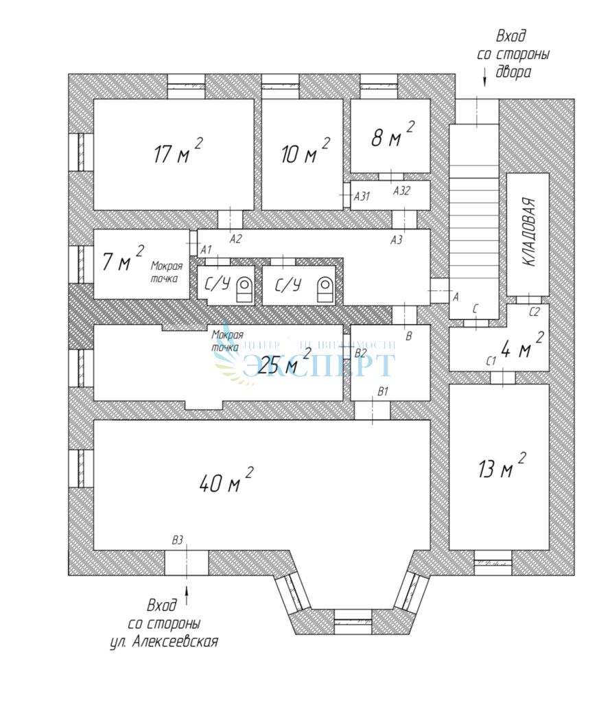 Продажа коммерческой недвижимости, 143м <sup>2</sup>, Нижний Новгород, Алексеевская ул,  24г