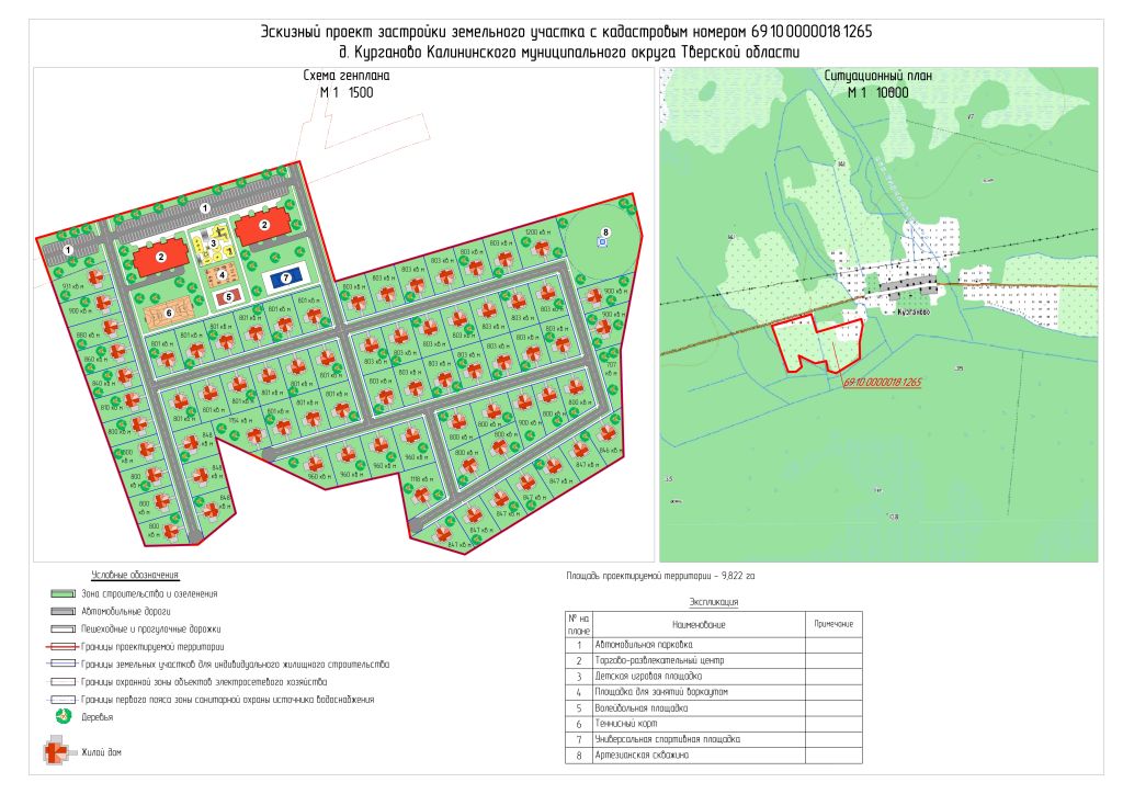 Продажа участка, Курганово