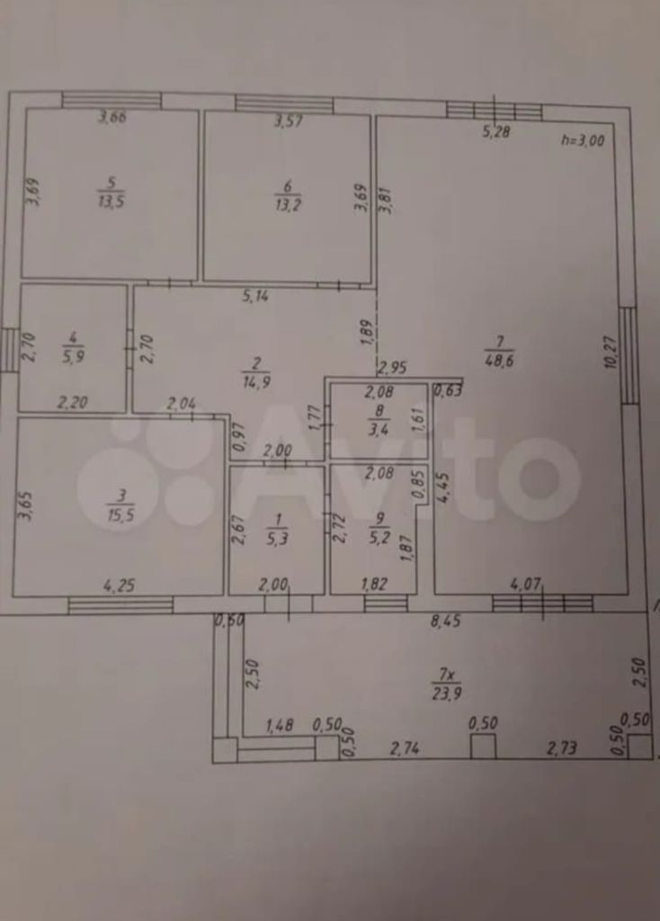 Продажа дома, 100м <sup>2</sup>, 5 сот., Батайск, Ворошилова ул
