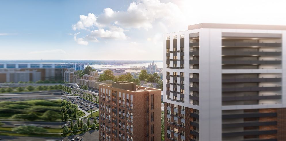 Продажа 1-комнатной новостройки, Нижний Новгород, Мещерский бульвар,  2