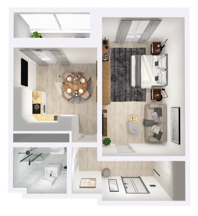 Продажа 1-комнатной новостройки, Тверь, Оснабрюкская ул,  22/1