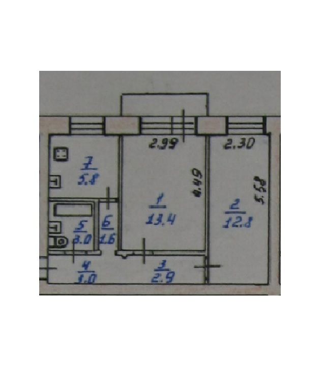 Продажа 2-комнатной квартиры, Ярославль, Закгейма ул,  5