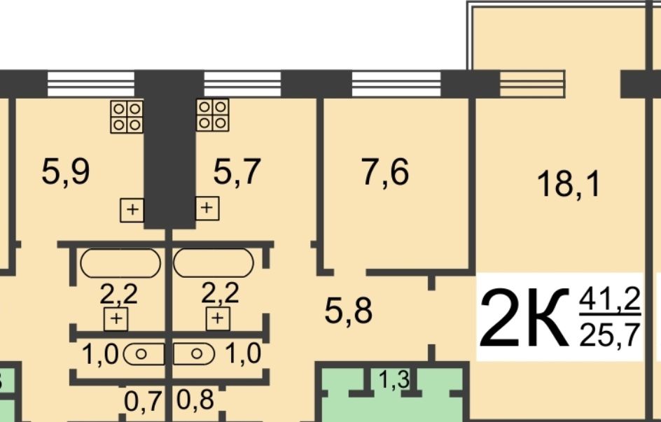 Продажа 2-комнатной квартиры, Нижний Новгород, Кораблестроителей пр-кт,  20