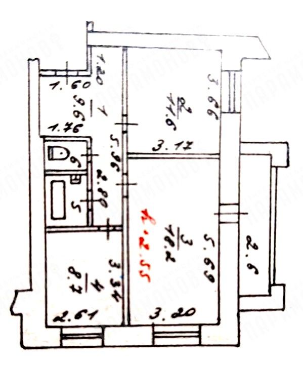 Продажа 2-комнатной квартиры, Тверь, Орджоникидзе ул,  49к8