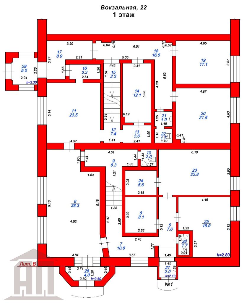Продажа коммерческой недвижимости, 528м <sup>2</sup>, Тверь, Вокзальная ул,  22