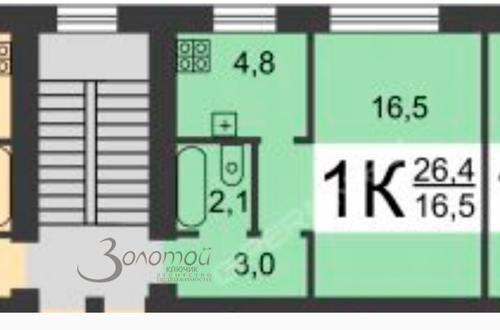 Продажа 1-комнатной квартиры, Нижний Новгород, Мончегорская ул,  13 а