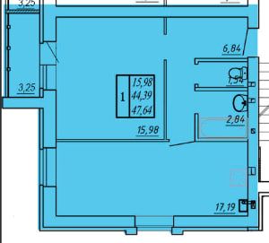 Продажа 1-комнатной квартиры, Полесье, 1-й Сиреневый пр-д,  36к1