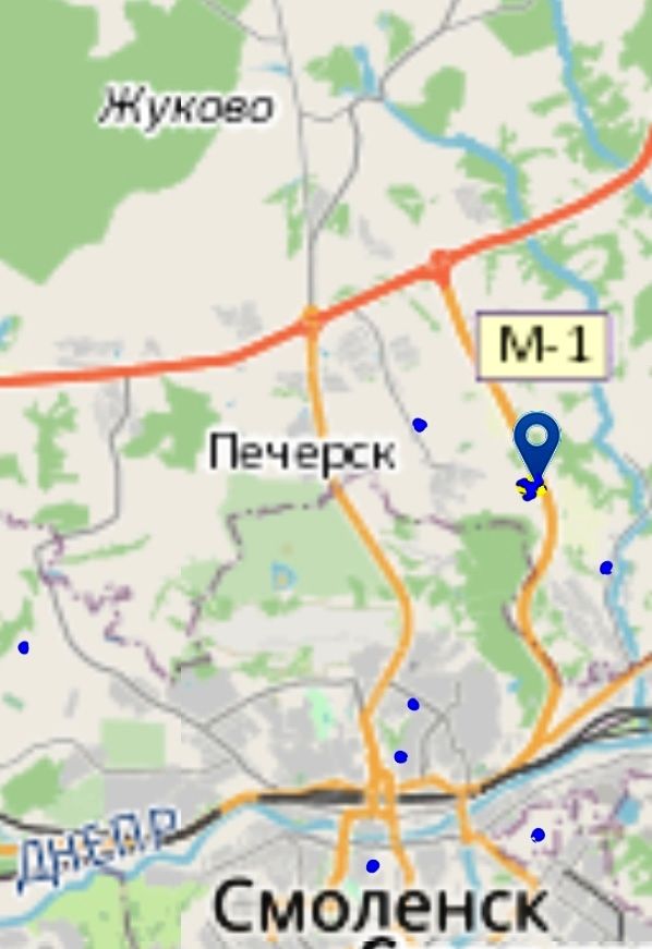 Расписание 7 корохоткино. Корохоткино Смоленск на карте. Кладбище Корохоткино Смоленск на карте.